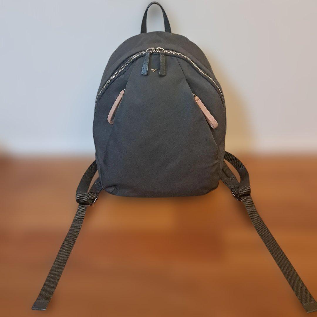 リ*☆様 アニエスb グレー スモーキーピンクリュック アニエスベー