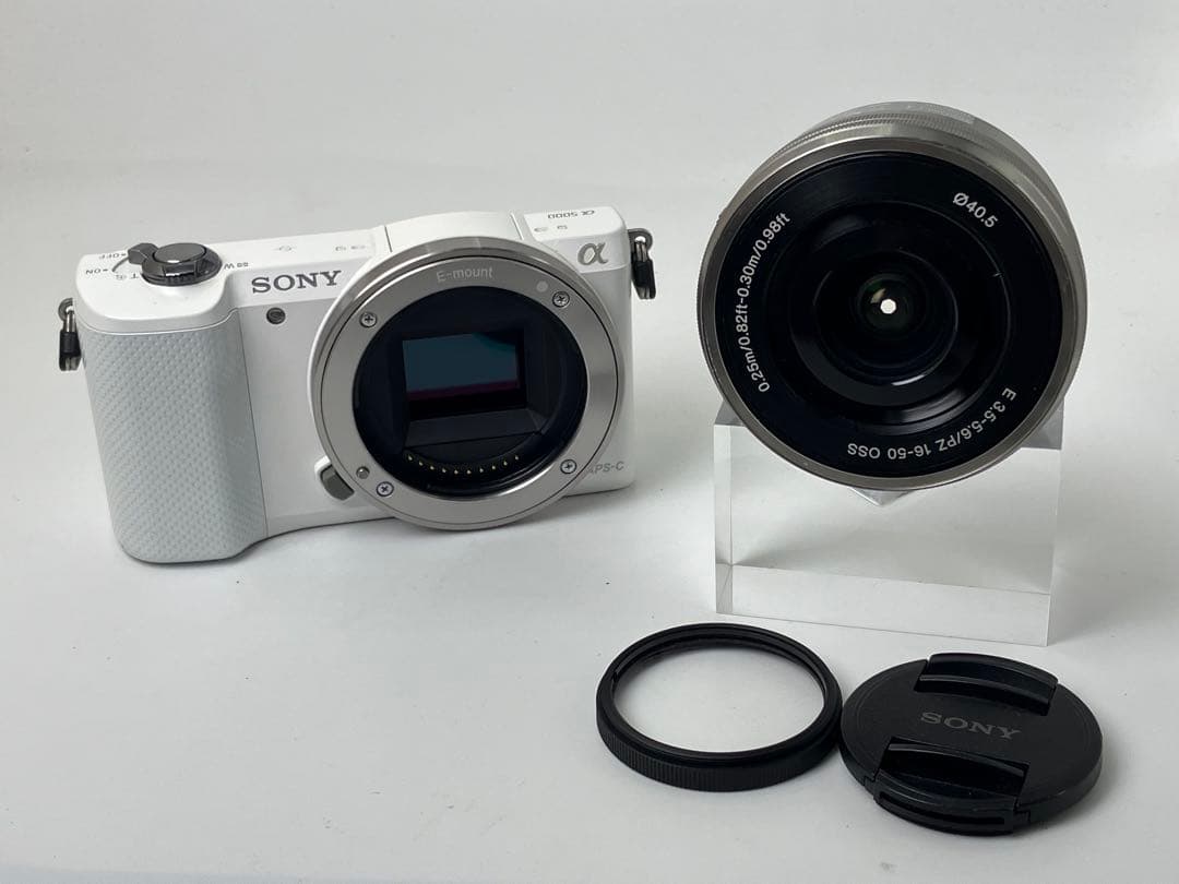 返品保証・動作確認済 SONYα5000+16-50mm 標準ズームレンズキット