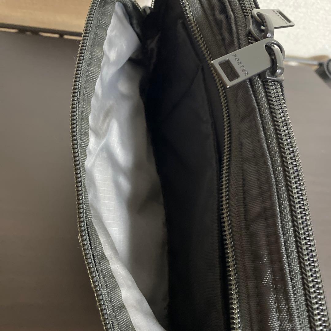 未使用に近い　極美品　ポーター　フラッシュ　ショルダー　ブラック