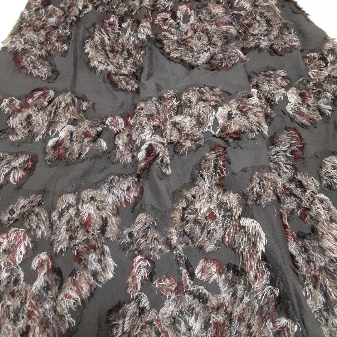 ビアズリーフリンジスカート