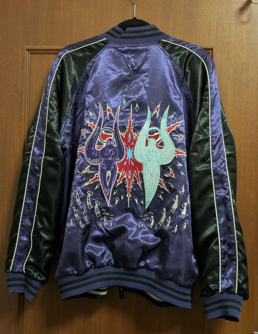 【peopoo】FF14　刺繍ジャンパー　ハイデリン＆ゾディアーク　XL