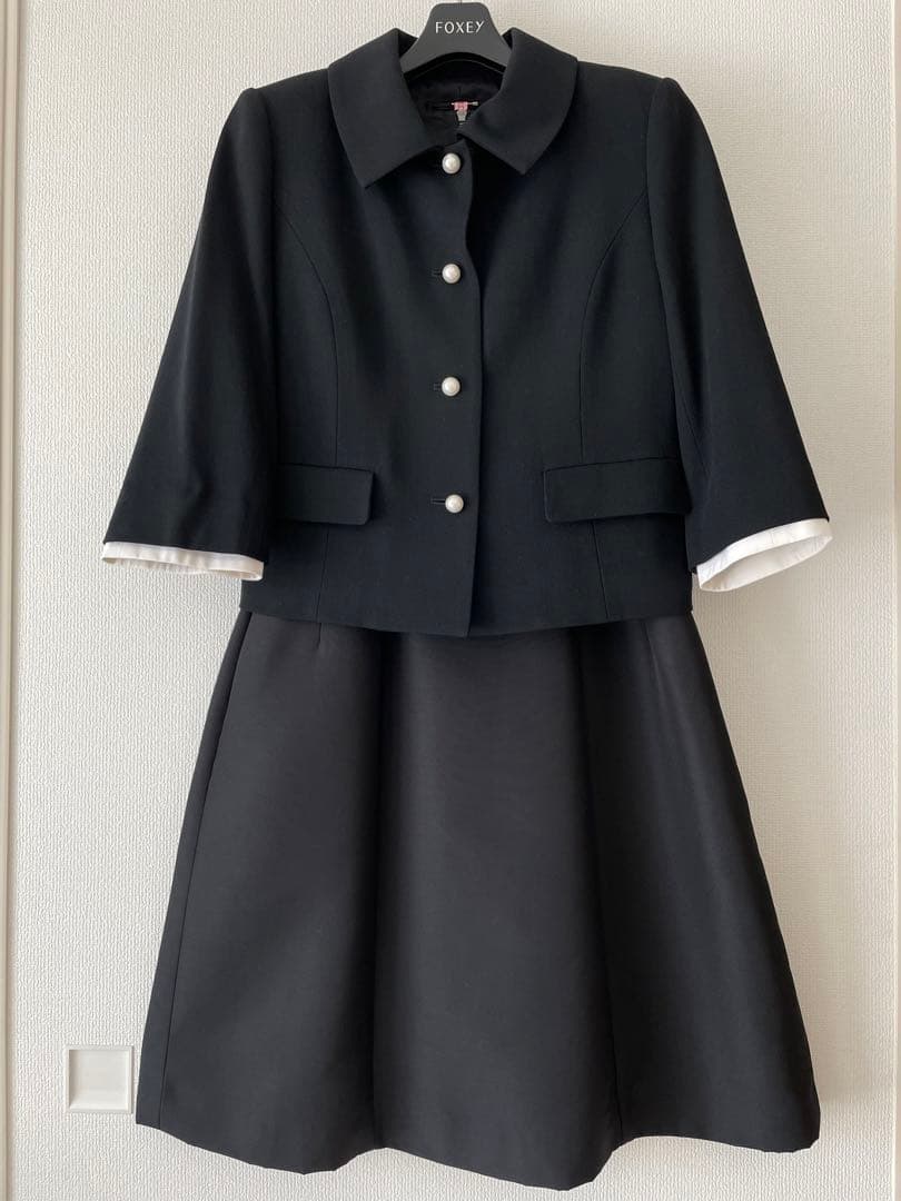 FOXEY ワンピース38＆ジャケット40 セットアップ