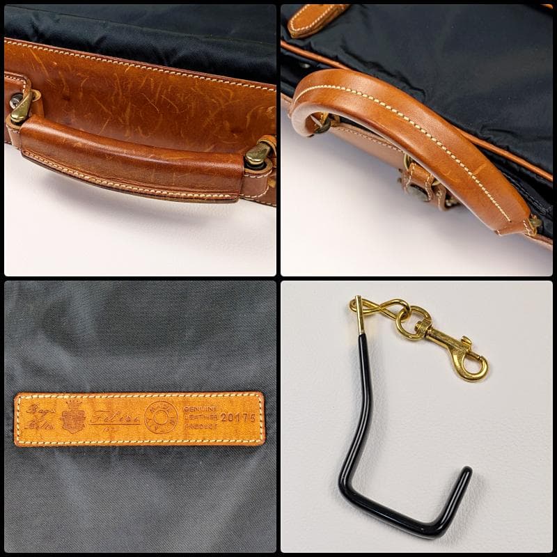 【希少】フェリージ Felisi 20175 ナイロン ガーメントバッグ