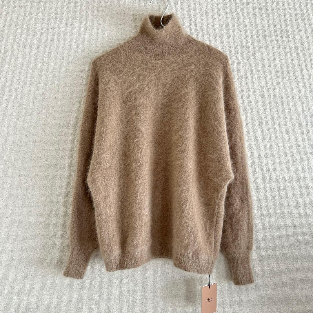 【タグ付き】エイミーイストワール アンゴラ タートル ニット セーター