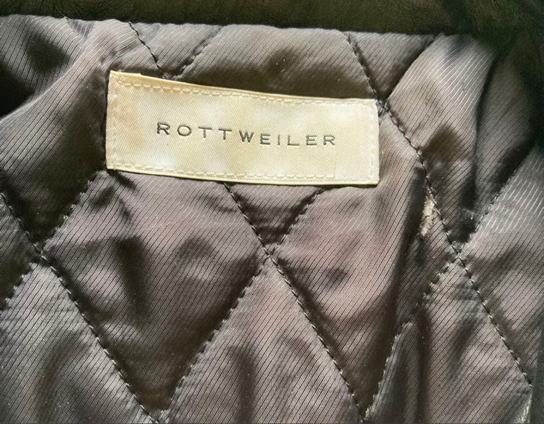 【シコ太郎】シングルライダースジャケット Rottweiler 牛革