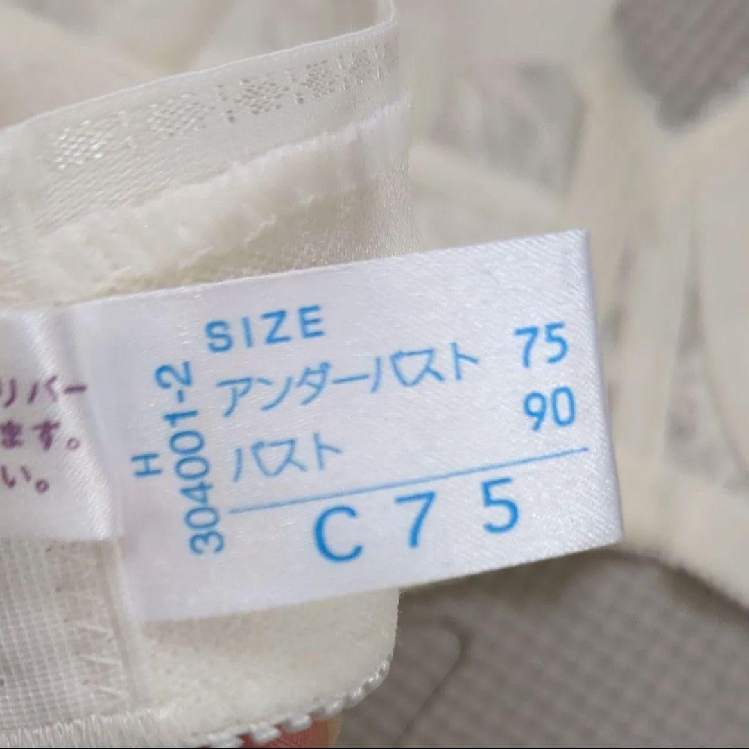 シャンデール ブラジャー オフホワイト C75 補正下着 ブライダル