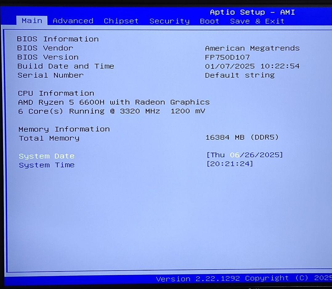 ホワイトミニPC☆Ryzen 5 6600H 16GB 512GB Win11