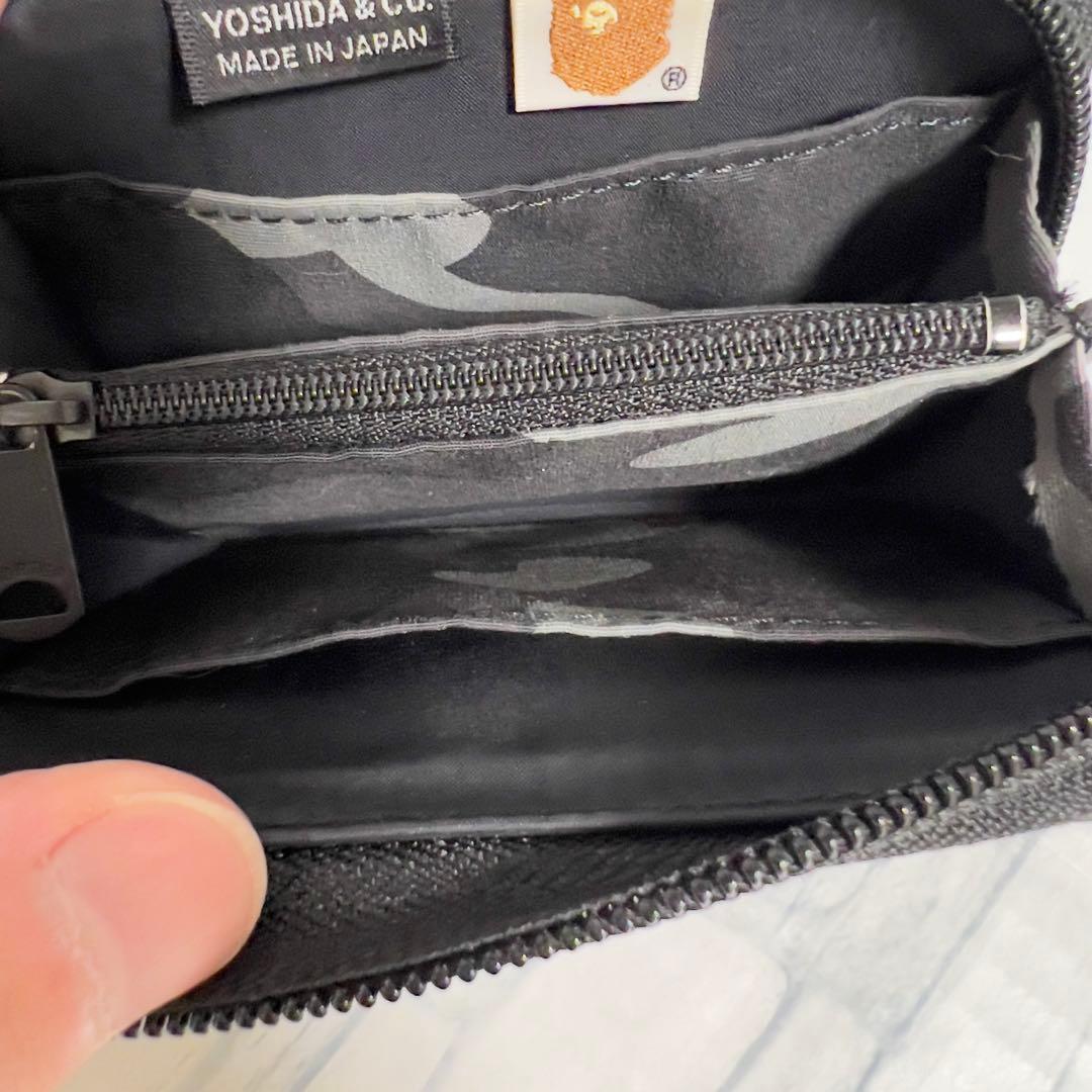 【廃盤・希少】ポーター　エイプ　コラボ　財布　ウォレット　黒　コンパクト