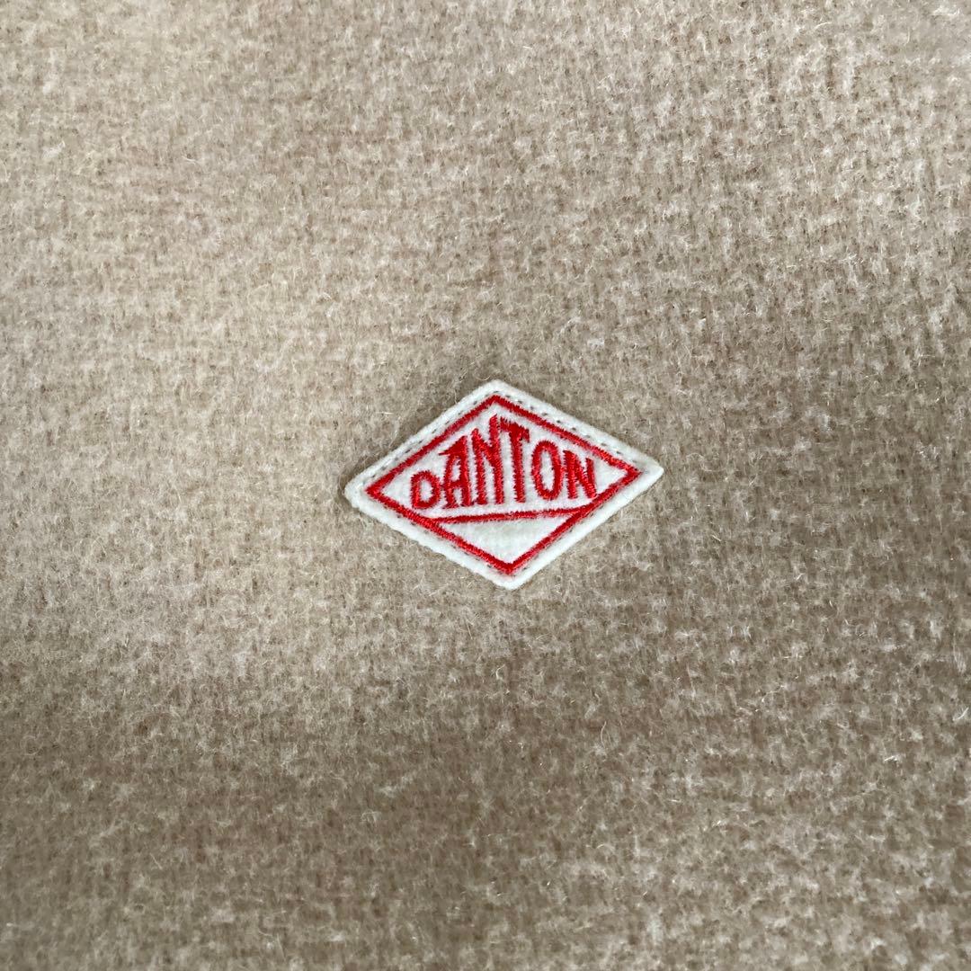 DANTON フード付きダッフルコート 36 ベージュ