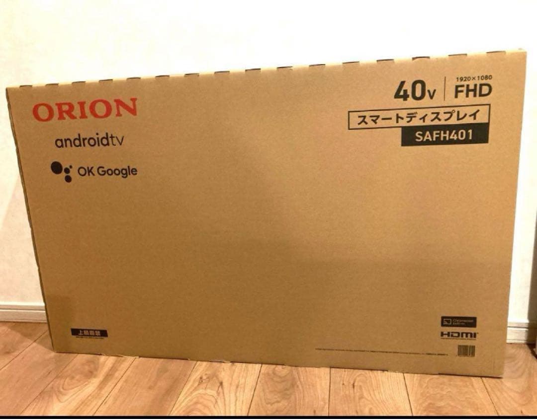 【新品未開封】ORION 40V FHD Android TV SAFH401