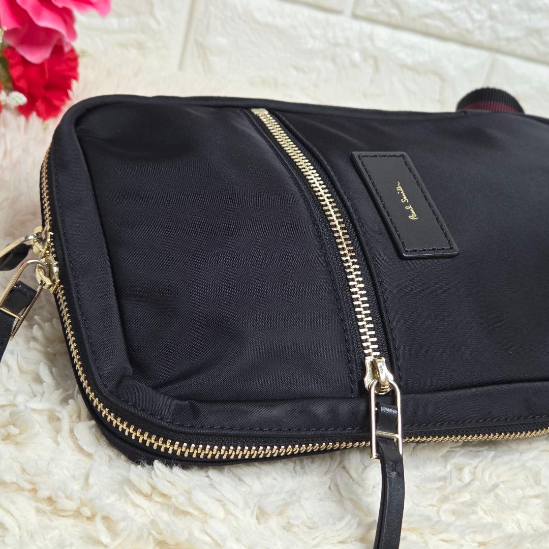 【未使用級]ポールスミス ナイロン　ボディーバッグ　ブラック