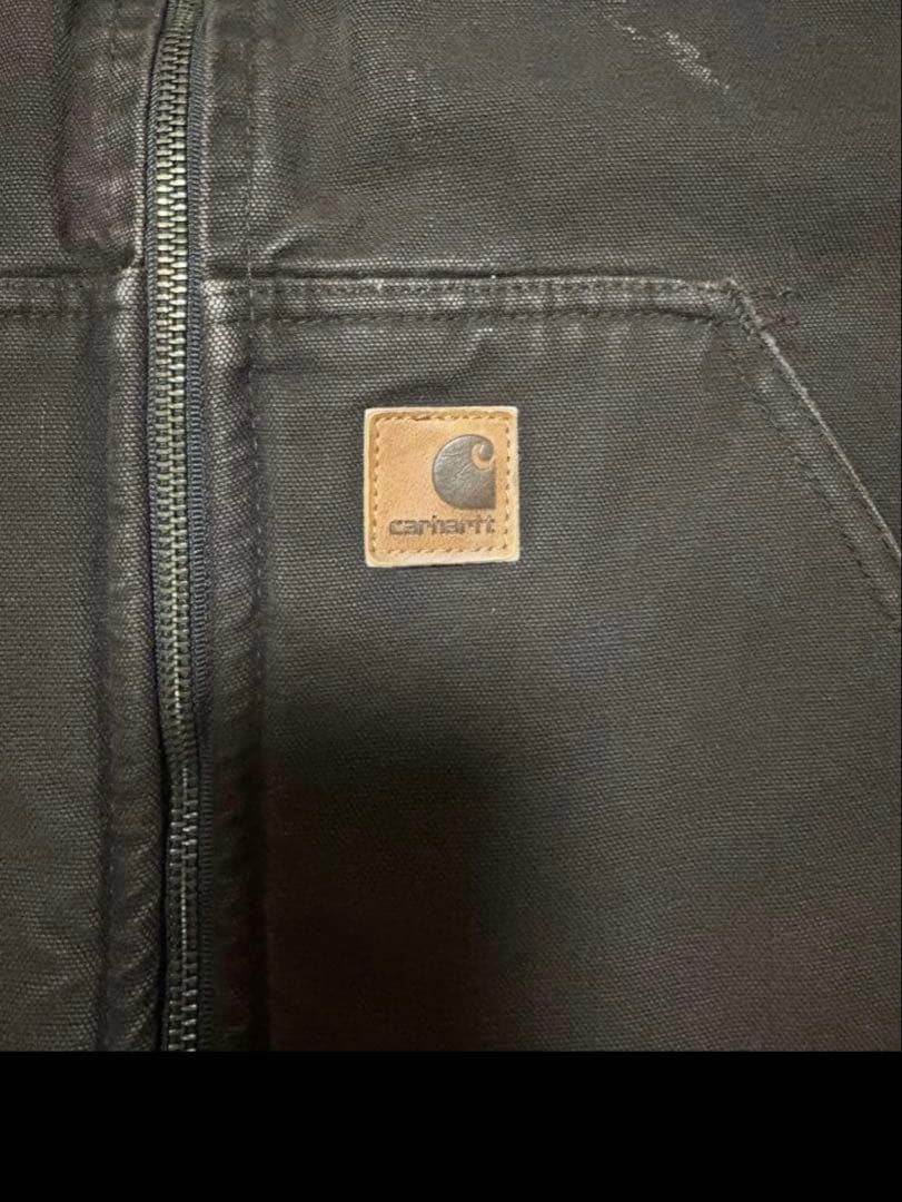 [神サイズ‼️]Carhartt ダックベスト　ブラウン　メキシコ製