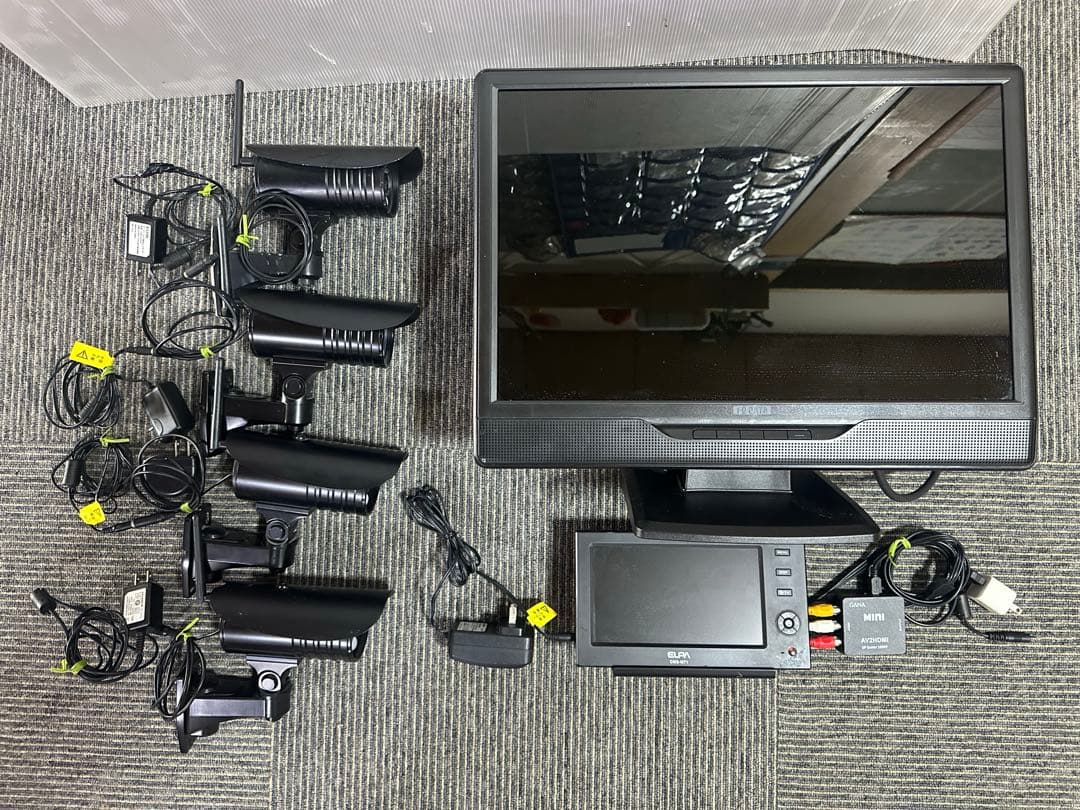 ELPA 防犯カメラセット中古