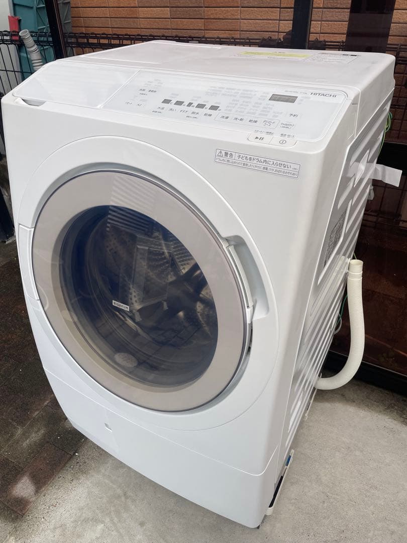 最新モデル❗️未使用に近い❗️25年製 日立ドラム式洗濯機 BD-SW120ML