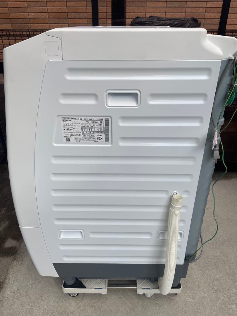 最新モデル❗️未使用に近い❗️25年製 日立ドラム式洗濯機 BD-SW120ML