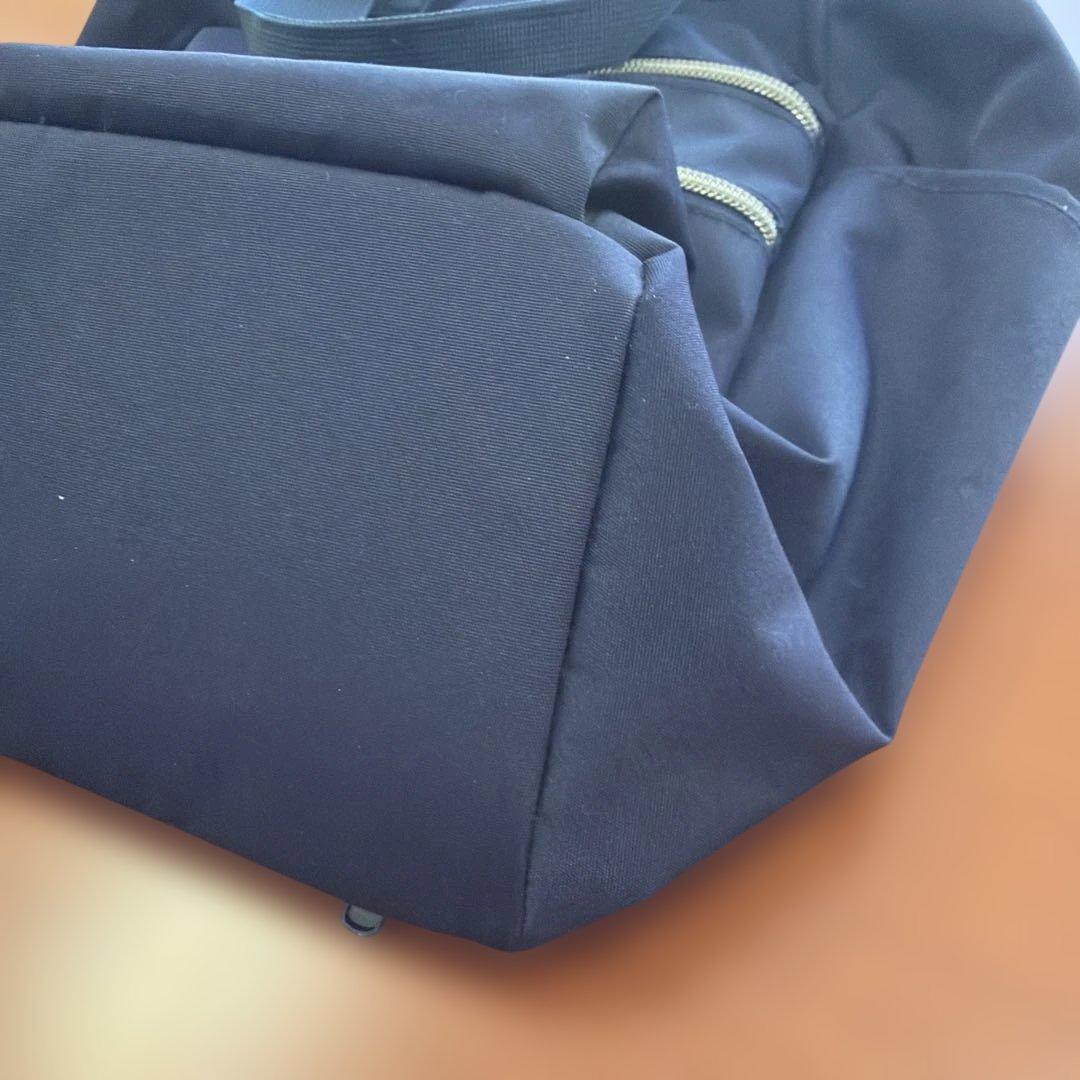 【美品】ファミリア　マザーズバッグ リュック　ポーチ　ネイビー 　2way