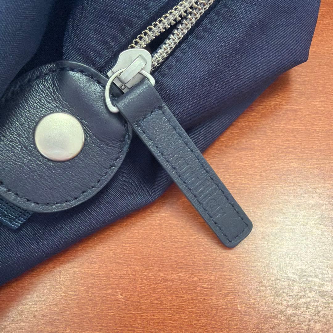 【美品】ファミリア　マザーズバッグ リュック　ポーチ　ネイビー 　2way