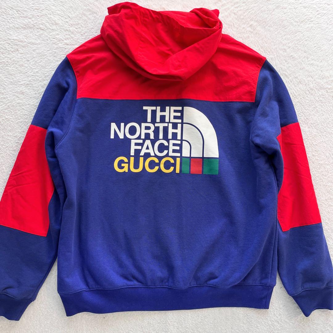 美品✨GUCCI × ノースフェイス コラボ ジップ パーカー 限定 レア