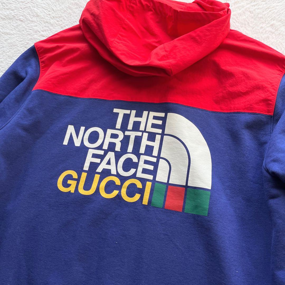 美品✨GUCCI × ノースフェイス コラボ ジップ パーカー 限定 レア