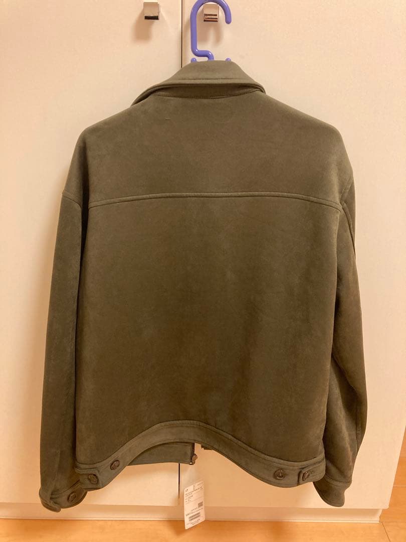 新品未使用　BEAMS オリーブスエードジャケット Sサイズ