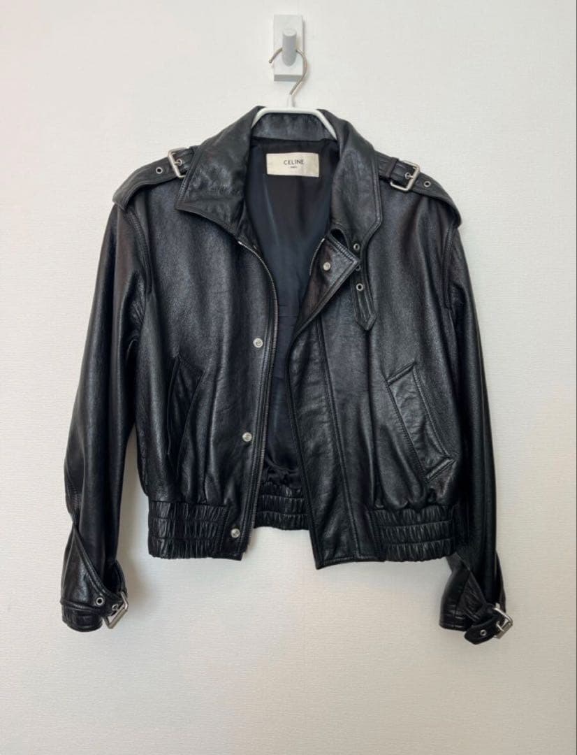 h*y様 CELINE レザー　ライダース　ジャケット