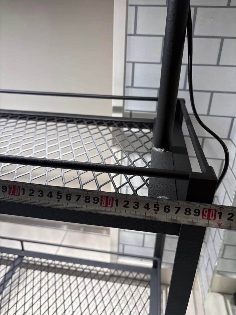 植物棚　アイアン棚　伸縮ライトレール　パキプス　アイアンシェルフ　アガベ