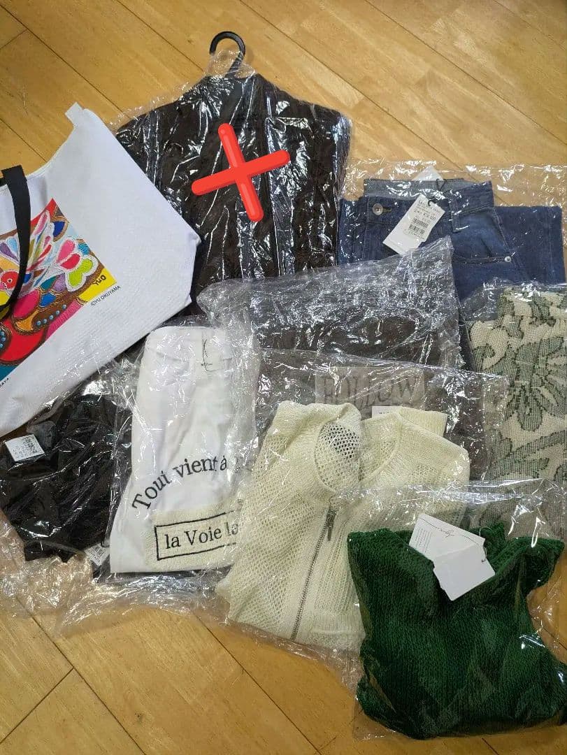 ヤマダヤ 2026 福袋　詰め合わせ　ジャケット　ワンピース　デニム　tシャツ