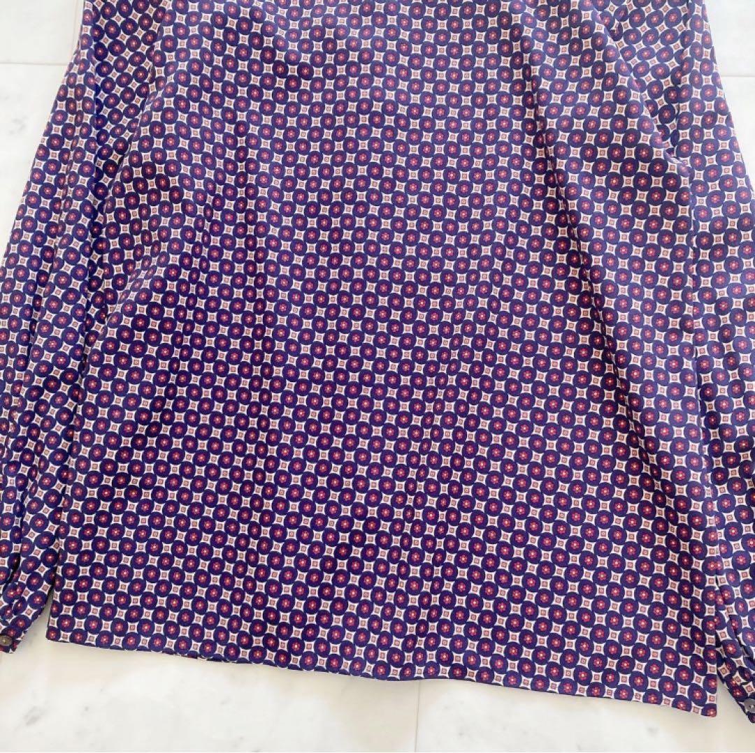 極美品　トゥモローランド　コモンフラワープリント　スタンドカラーブラウス