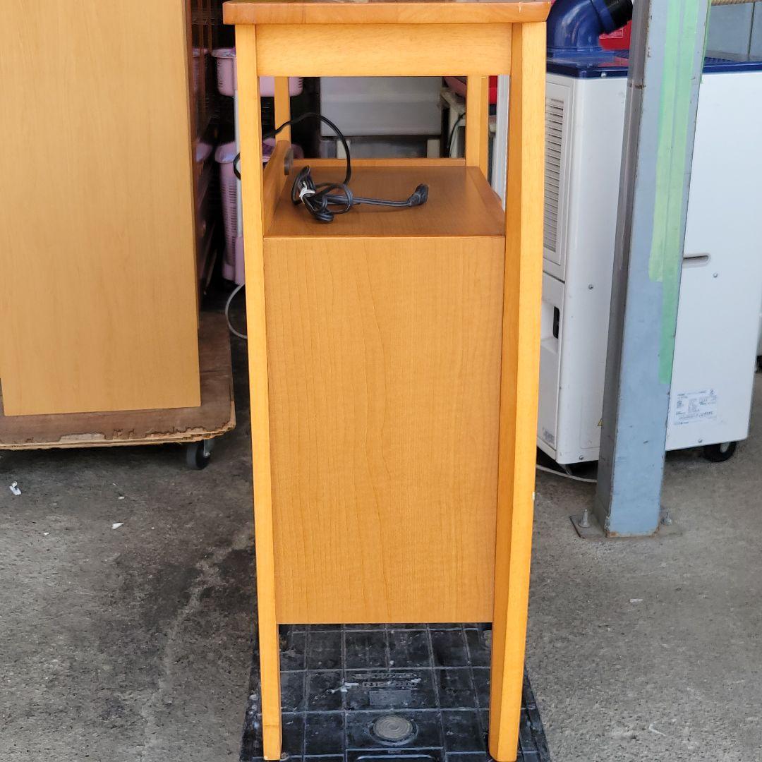 maruni マルニ木工 電話台 FAX台 キャビネット 収納付き 幅61cm