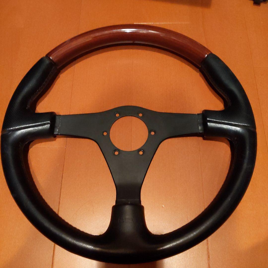 鬼*族様 NARDI ステアリング・ハンドル本体 黒/ウッド