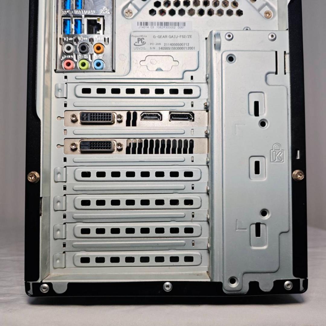 ゲーミングPC/core i7/500GB/GTXグラボ/G-GEAR