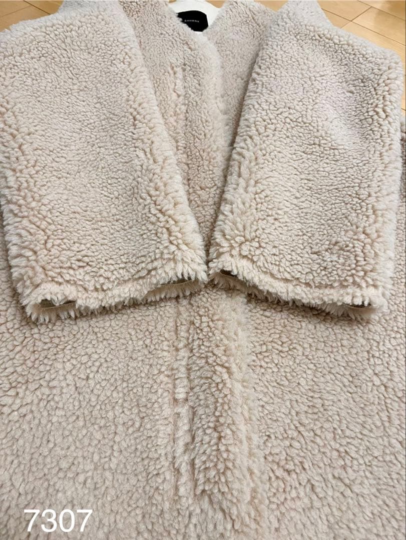 【美品】anuans アニュアンス ボンディングボアコート