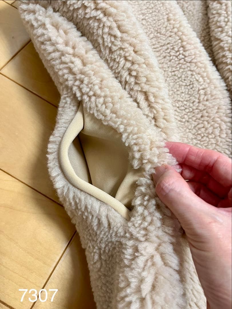 【美品】anuans アニュアンス ボンディングボアコート