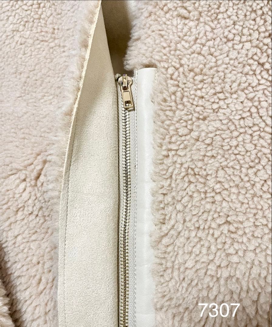 【美品】anuans アニュアンス ボンディングボアコート