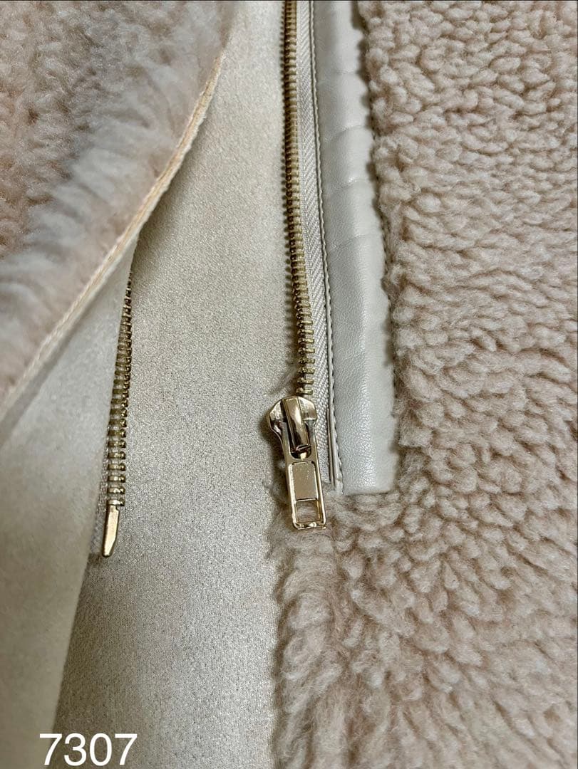 【美品】anuans アニュアンス ボンディングボアコート