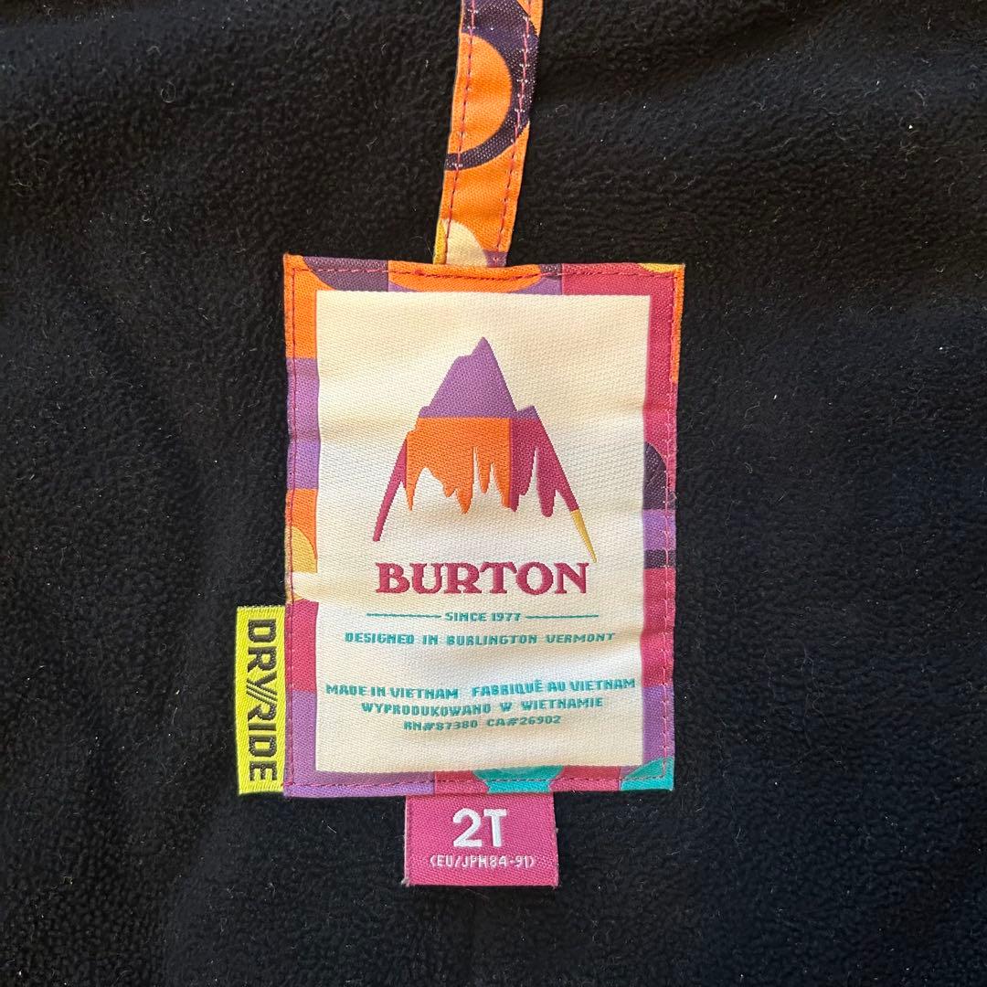 美品 バートン ウェア 上下セット 2T ジャケット ビブパンツ BURTON