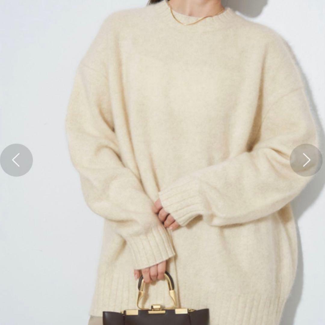 【極美品】 23AW Plage Yak Big プルオーバーナチュラル ニット