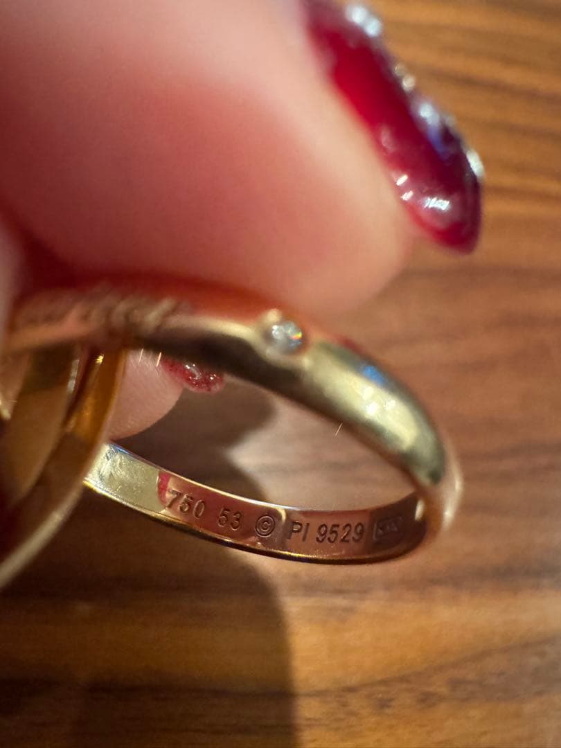 【2月値上予定】Cartier トリニティSM / PG 53号（12.５号）