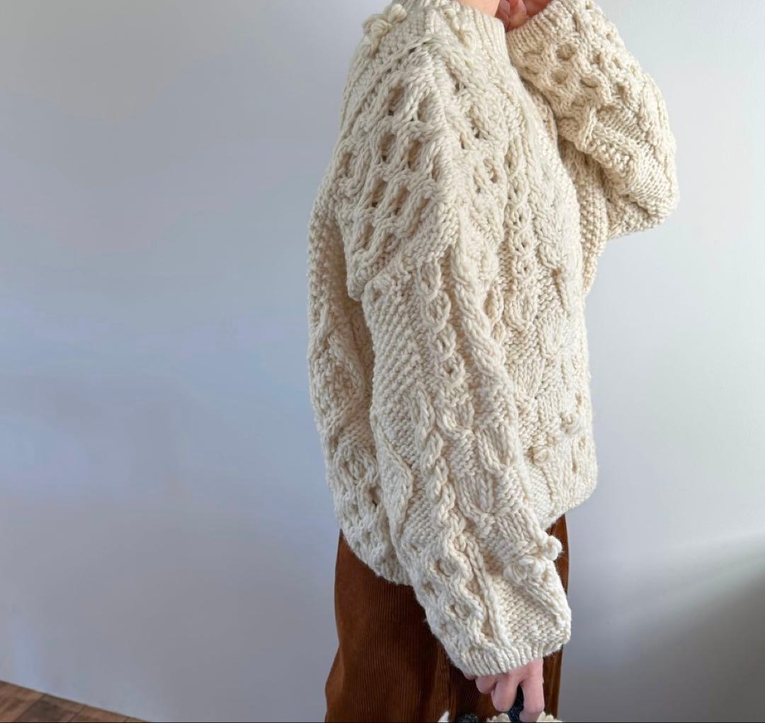 かずりん　アランニット【新品未使用】