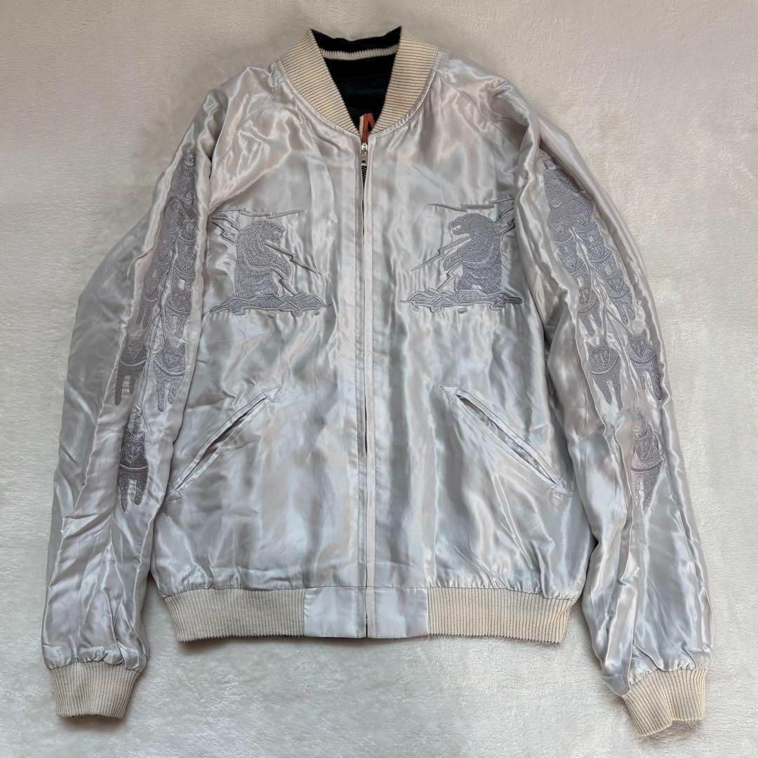 東洋エンタープライズ BEAMS ALASKA 熊 リバーシブル　スカジャン