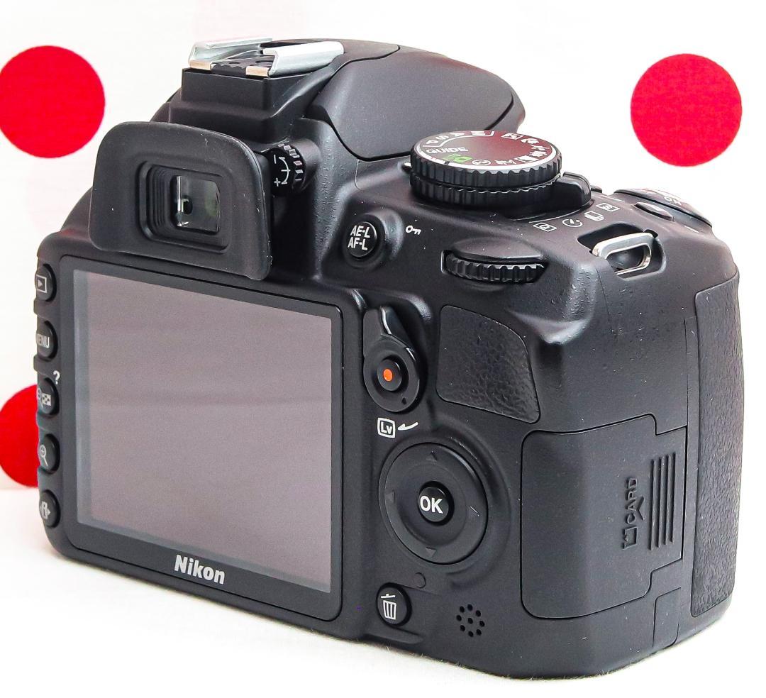 Nikon D3100❤スマホ転送OK❤一眼レフカメラ❤ダブルレンズ❤動画撮影可