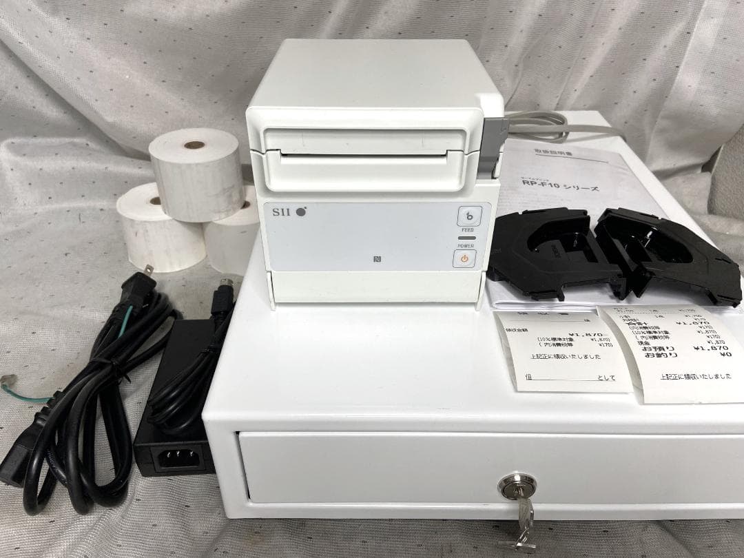 ■SII　セイコー　サーマルプリンター＆ドロアー■RP-F10　エアレジ対応 ②