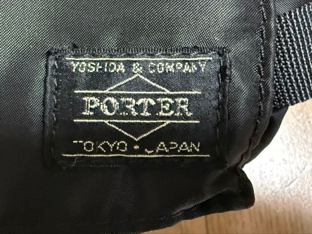 【美品】PORTER タンカー　ボディバッグ ブラック　Lサイズ