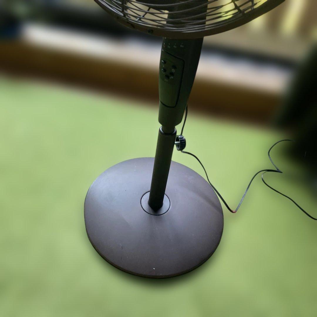 rir-350 ドウシシャ　金属製羽　扇風機　メタルブラウン　メタルファン