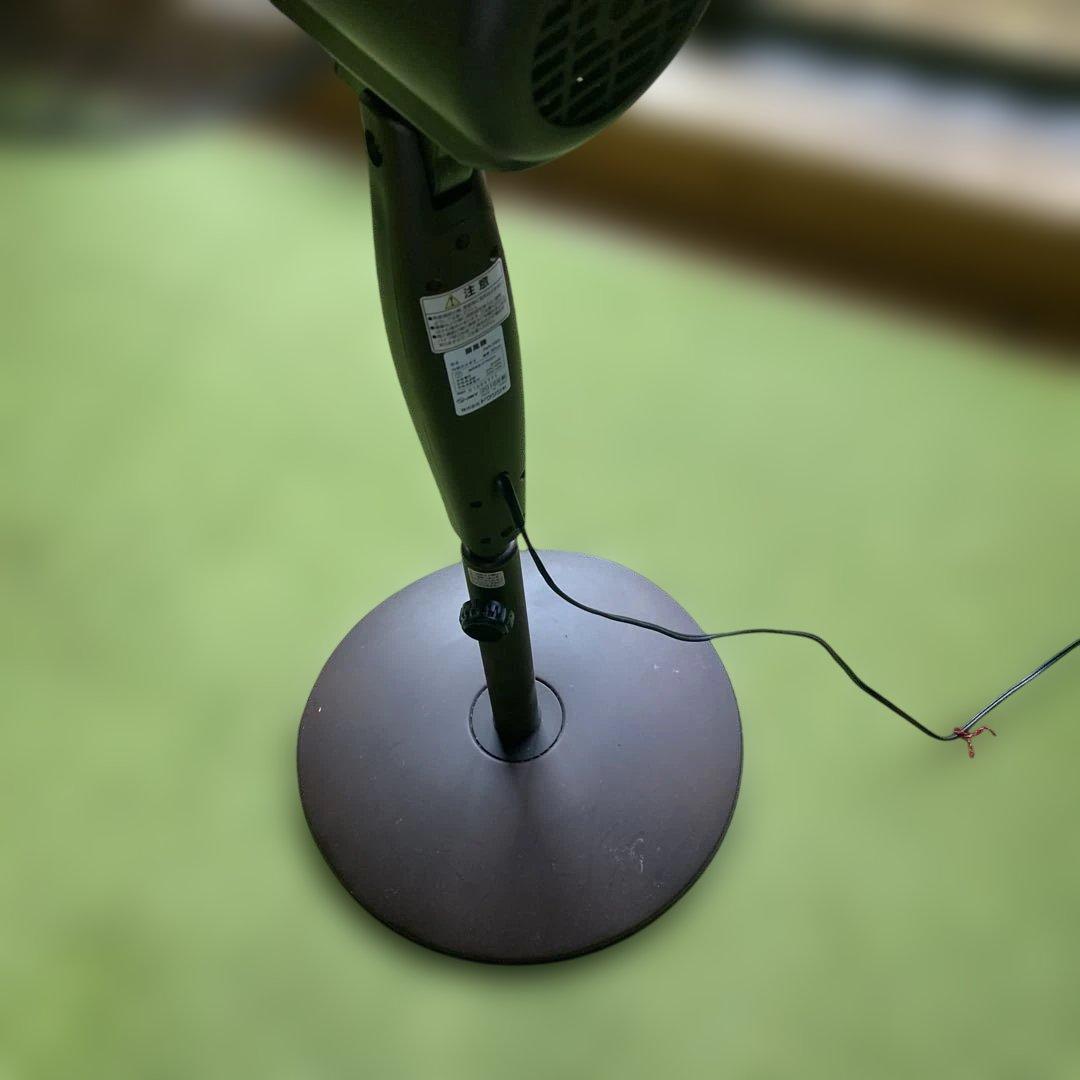 rir-350 ドウシシャ　金属製羽　扇風機　メタルブラウン　メタルファン