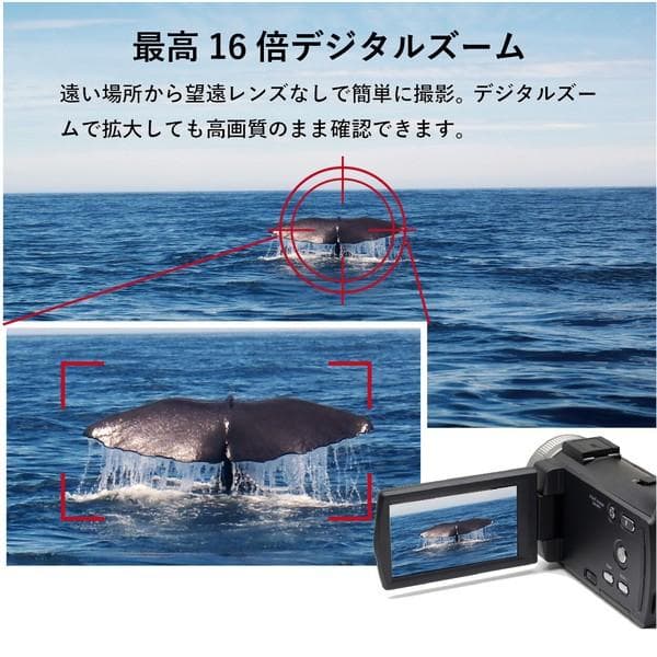 赤外線機能付きハンディカメラ