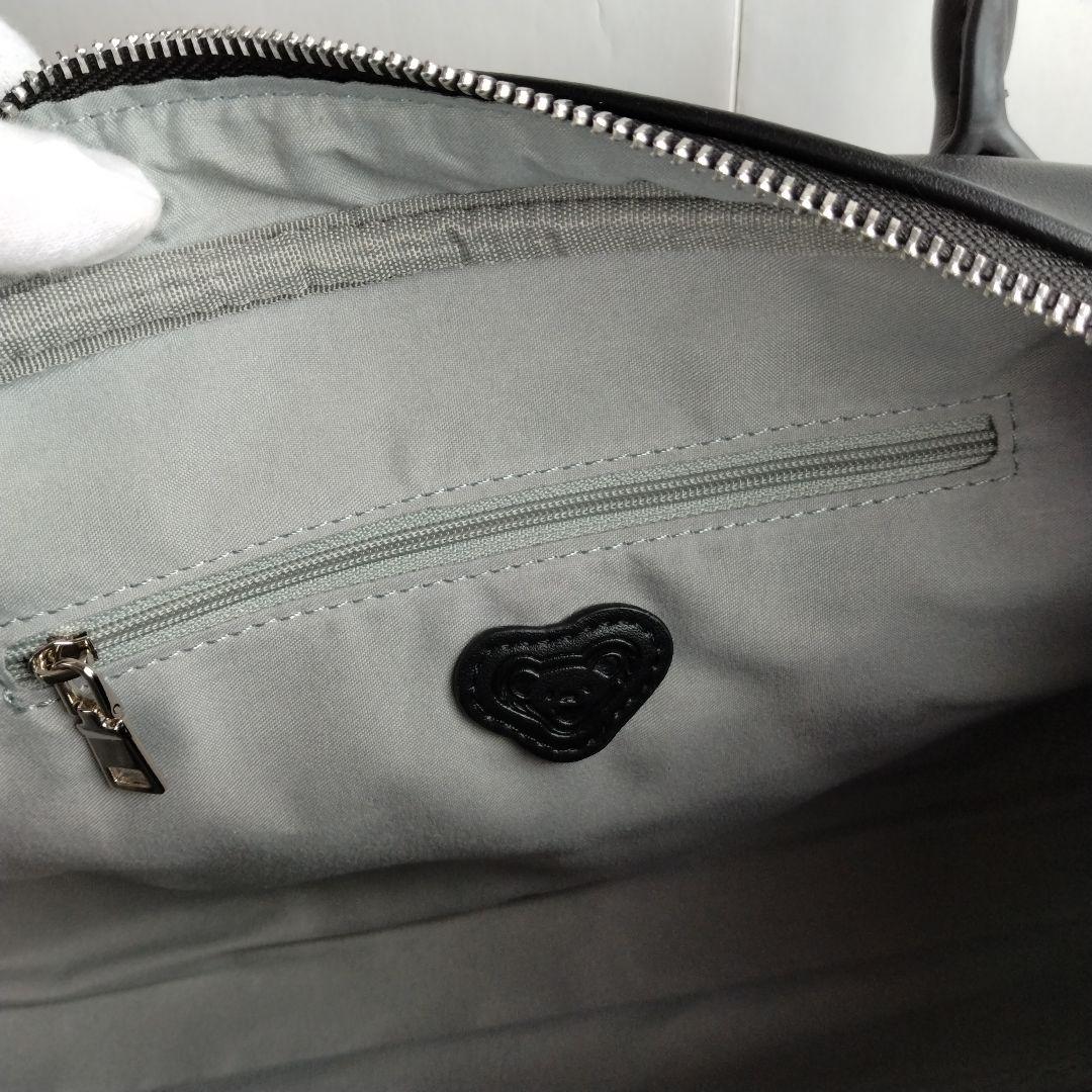 コラージュガリャルダガランテ グレイトフルチャーム付き　ボストンバッグ　ブラック