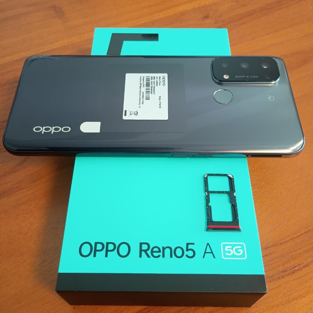 OPPO Reno5 A シルバーブラック SIMフリー 128GB