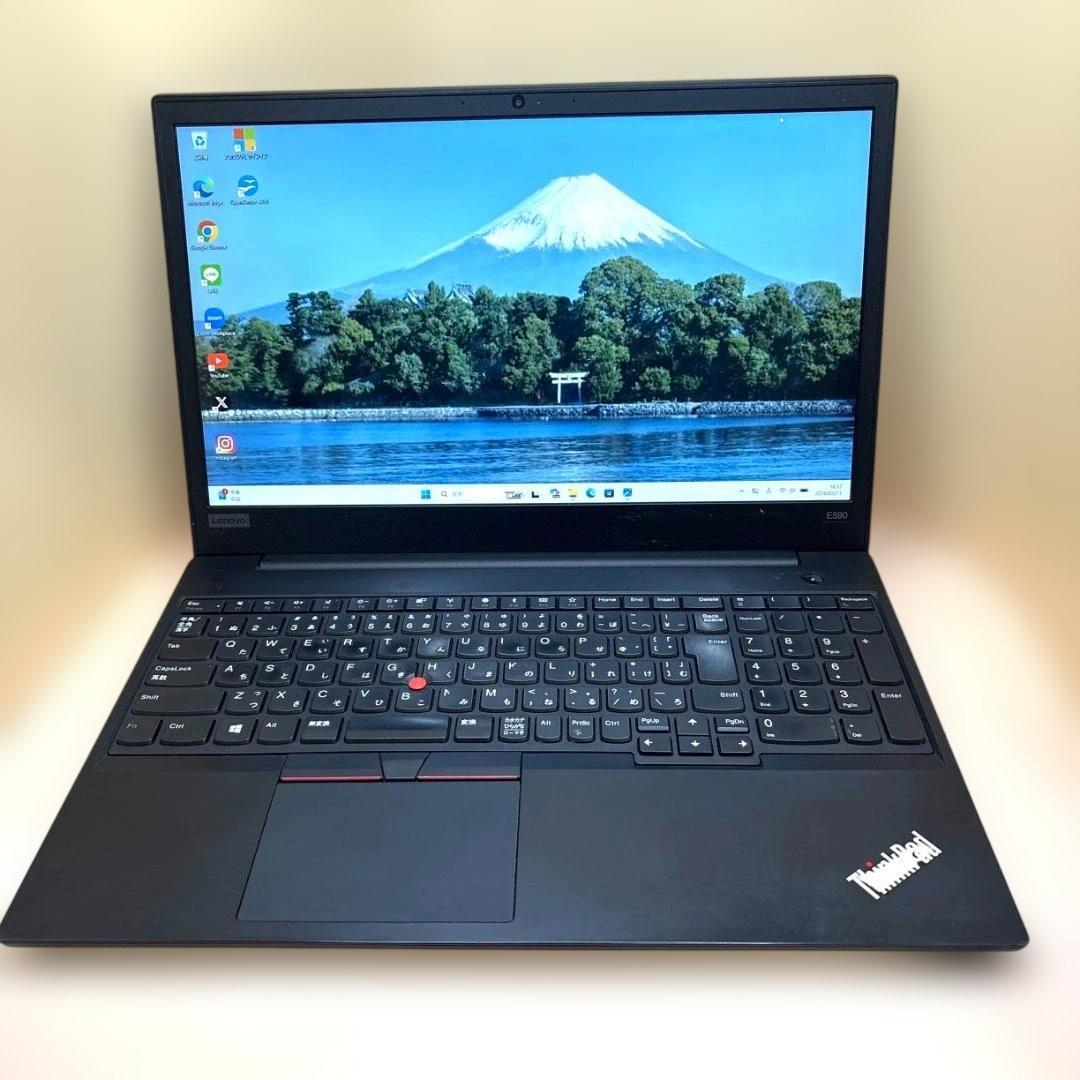 大画面15.5インチFull-HD⭐️ThinkPadノートPC SSD128G