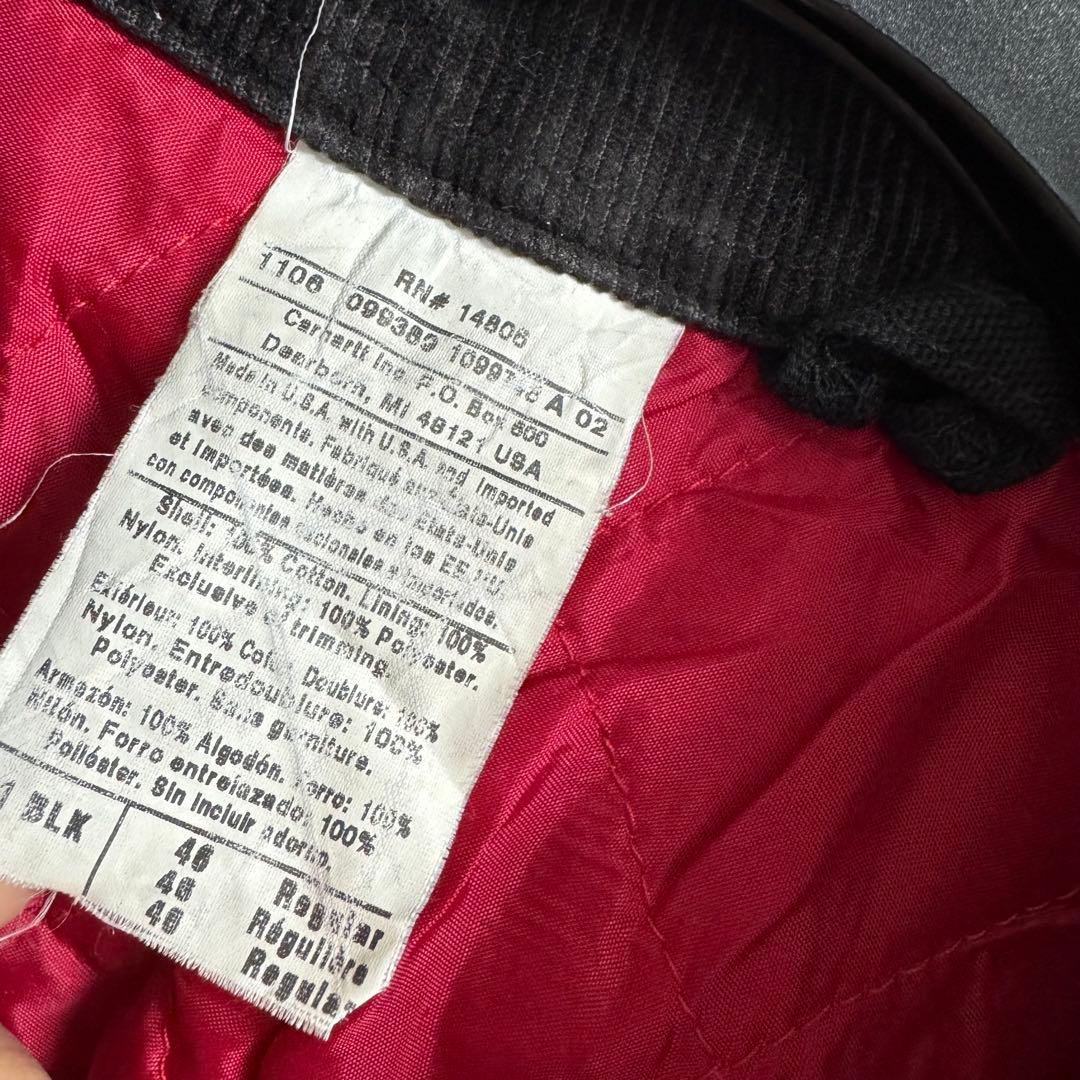 Carhartt カーハート　USA製 つなぎ　BLACK 46